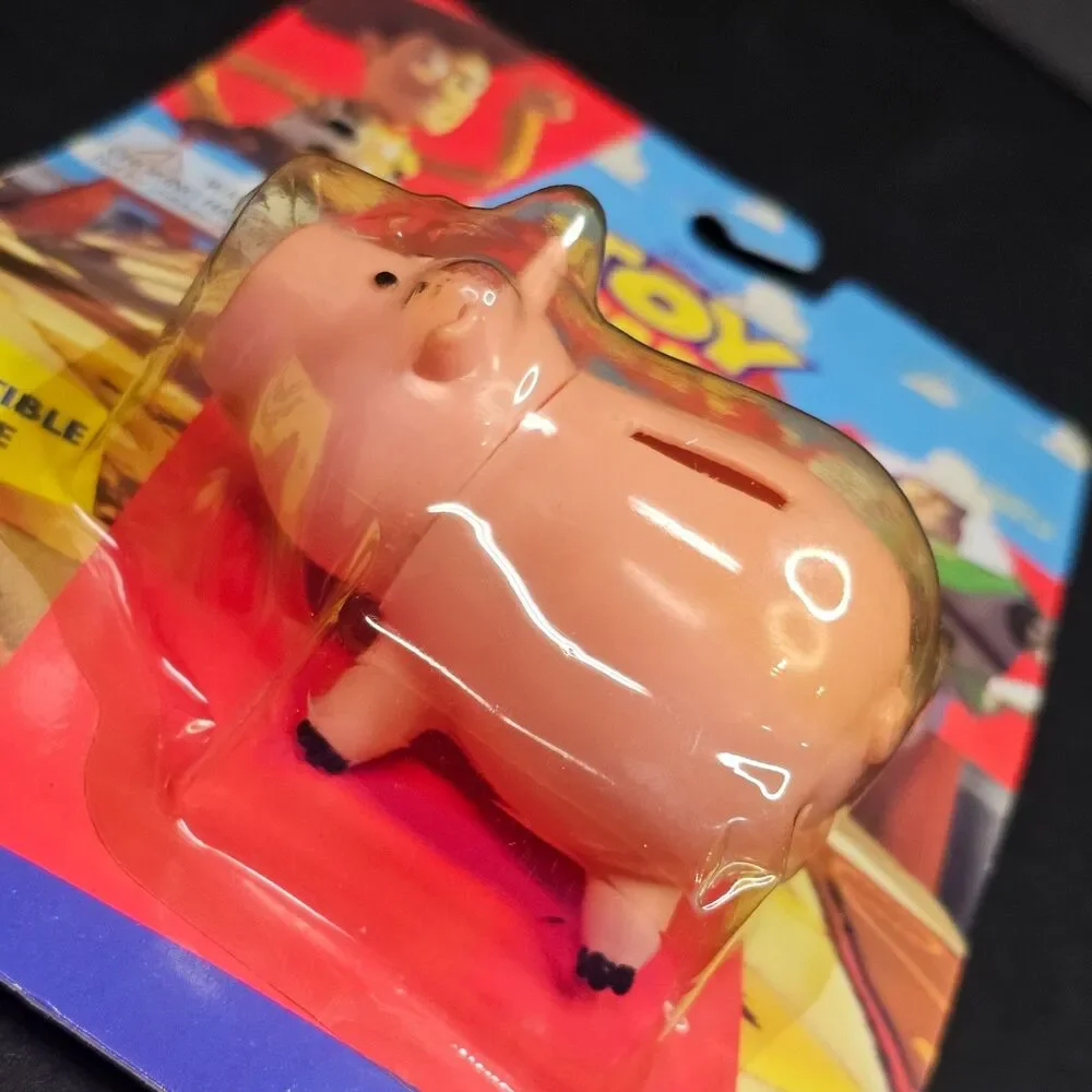 New Hamm Toy Story 1 Collectible Figure Piggy Bank Thinkway Disney 1995